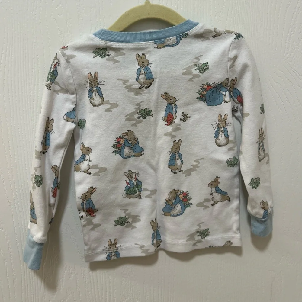 Pottery Barn Peter Rabbit Organic Cotton Pajama Top Only Size 3T